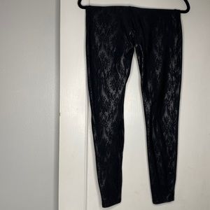 Spanx faux leather leggings - large